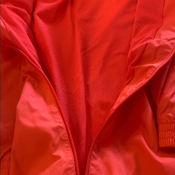 adidas Performance Jacket in Bright Coral and White - Picture 3 of 4